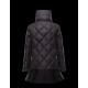 Moncler VOUGLANS Turtleneck Sort Vinter Jakker Virgin Wool/Polyamide Dame 41456777AI