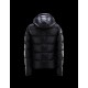 Moncler Zin Ultralight Detachable Hood Blå Dunjakke Wool Nylon Herre 41236575HM