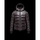 Moncler Aubert Hooded Neckline Dark Brun Dunjakke Nylon/Polyamid Herre 41224644PX