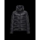 Moncler BOURDON Turtleneck Sort Dunjakke Polyamide Dame 41456717SE