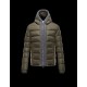 Moncler CANUT Lightweight Knitted Collar Military Grøn Dunjakke Nylon/Pa Herre 41311219AU