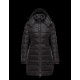 Moncler CHARPAL Detachable Turtleneck Sort Vinter Jakker Nylon/Polyamide Dame 41457122BS