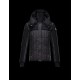 Moncler JORDAN Detachable Hood Turtleneck Sort Dunjakke Nylon Wool Herre 41466227WO