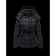 Moncler LAVAUD Detachable Turtleneck Sort Dunjakke Nylon/Polyester Dame 41460688KA