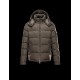 Moncler Montgenevre Detachable Hood Military Grøn Dunjakke Flannel Wool Herre 41249881LI