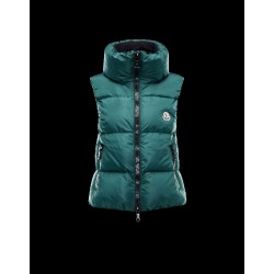 Moncler PETY Grøn Dunjakke Nylon/Pa Dame 41311196GX