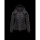 Moncler SABY Turtleneck Detachable Sort Dunjakke Technical Nylon Dame 41457124LH