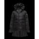 Moncler SERRE Turtleneck Sort Vinter Jakker Nylon/Polyamide Dame 41456720IX