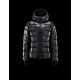 Moncler Aubert Hooded Neckline Blå Dunjakke Nylon/Polyamid Herre 41224644FN