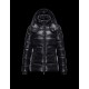 Moncler BERRE Turtleneck Sort Dunjakke Polyamide Dame 41456953TW