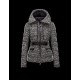 Moncler GRESSELLE Detachable Turtleneck Sort Dunjakke Alpaca Mohair Wool Dame 41456952SQ