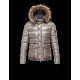 Moncler Hubert Ultralight Fur Trimmed Sølv Dunjakke Nylon/Polyamid Herre 41236416KJ