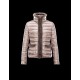 Moncler TEMPLE Ultralight Turtleneck Dove Sølv Dunjakke Nylon/Mink Dame 41456772XL