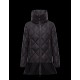 Moncler VOUGLANS Turtleneck Sort Vinter Jakker Virgin Wool/Polyamide Dame 41456777AI