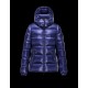 Moncler BERRE Detachable Turtleneck Blå Dunjakke Techno Fabric Dame 41456953MW