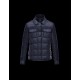 Moncler BLAIS Turtleneck Dark Blå Dunjakke Polyamid/Wool Herre 41378018WC