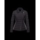 Moncler BRIERE Classic Neckline Broadcloth Collar Sort Vinterfrakke Techno Fabric Dame 41457362EI