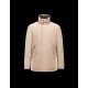 Moncler CARL Reversible Turtleneck Khaki Vinterfrakke Cotton/Polyester Herre 41475321AJ