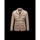 Moncler CLAVIER Lapel Collar Dove Sølv Dunjakke Polyester/Pa Herre 41311142EB