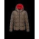 Moncler GIBRAN Detachable Turtleneck Military Grøn Dunjakke Polyester Herre 41456943US