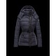 Moncler LAVAUD Detachable Turtleneck Dark Blå Dunjakke Polyester Dame 41460688MN