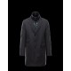 Moncler LESPARRE Detachable Lapel Collar Dark Blå Vinter Jakker Polyamide Herre 41456696GV