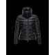 Moncler MEILLE Detachable Round Collar Sort Dunjakke Techno Fabric Dame 41456712VQ