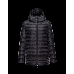 Moncler NARLAY Ultralight Turtleneck Sort Vinter Jakker Nylon Dame 41457282TO