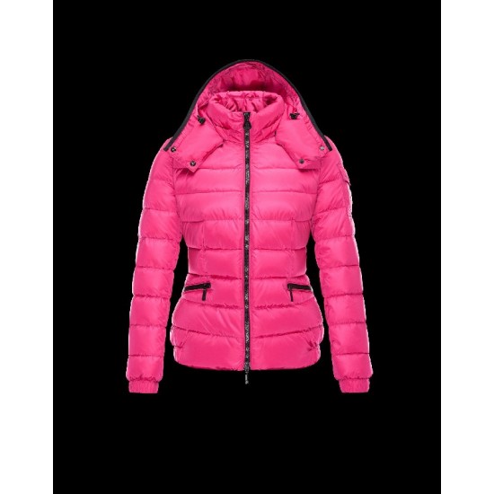 Moncler SABY Detachable Turtleneck Fuchsia Dunjakke Nylon/Polyamide Dame 41457124TH