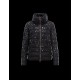 Moncler SOLARIS Turtleneck Sort Dunjakke Wool Nylon Flannel Dame 41467465KC