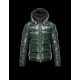 Moncler Zin Ultralight Detachable Hood Grøn Dunjakke Nylon/Polyamid Herre 41236575DP