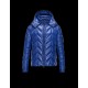 Moncler BERRIAT Detachable Hood Turtleneck Blå Dunjakke Nylon/Polyamid Herre 41456769ET