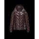 Moncler BERRIAT Detachable Hood Turtleneck Dark Brun Dunjakke Nylon/Polyamid Herre 41456769LD