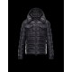 Moncler EDWARD Detachable Hood Turtleneck Sort Dunjakke Techno Fabric Herre 41456708FO