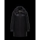 Moncler ERIDAN Turtleneck Fur Collar Sort Dunjakke Wool/Nylon/Feather/Lambskin Dame 41473403IJ