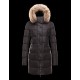 Moncler FRAGON Fur Hood Sort Dunjakke Nylon/Pa/Racoon Dame 41311175WT