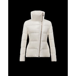 Moncler ILAY Turtleneck Ivory Dunjakke Nylon/Polyamide Dame 41456710JJ