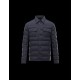 Moncler LUBERON Classic Neckline Blå Dunjakke Polyamid/Elastane/Nylon Herre 41378025FC