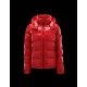 Moncler Maya Detachable Hood Rød Dunjakke Nylon/Polyamid Herre 41236584SE