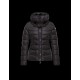 Moncler RILLE Turtleneck Sort Dunjakke Nylon/Pa Dame 41457524DB