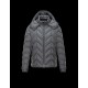 Moncler ROYALE Detachable Hood Turtleneck Sølv Dunjakke Wool Flannel Herre 41466443TA