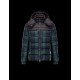 Moncler STEPHAN Detachable Hood Turtleneck Dark Grøn Dunjakke Virgin Wool Herre 41467439OK