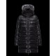 Moncler SUYEN Turtleneck Drawstring Collar Sort Dunjakke Pa/Techno Fabric Dame 41459897PK